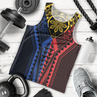 Philippines Batok Tribal Inspired Tattoo Men Tank Top LT05 - Polynesian Pride
