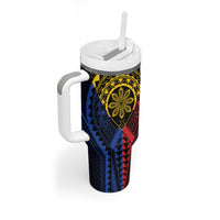 Philippines Batok Tribal Inspired Tattoo Tumbler With Handle LT05 - Polynesian Pride
