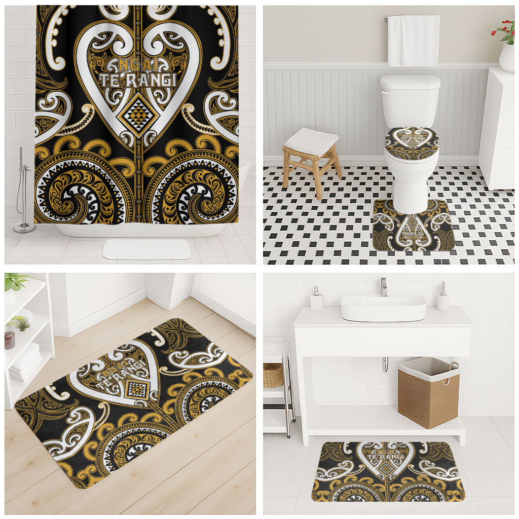 Aotearoa Ngai Te Rangi Bathroom Set Maori Tribal Pattern LT05 - Polynesian Pride