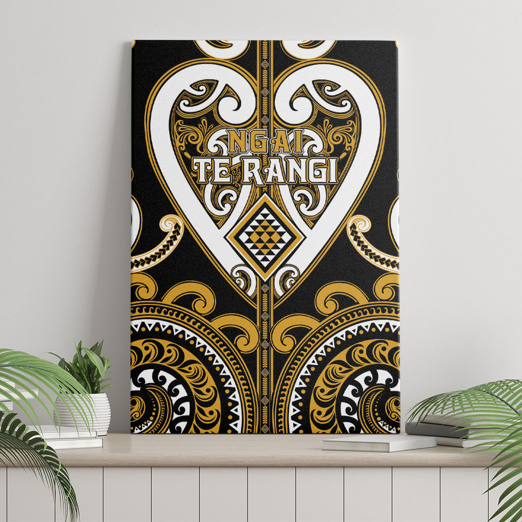 Aotearoa Ngai Te Rangi Canvas Wall Art Maori Tribal Pattern LT05 - Polynesian Pride