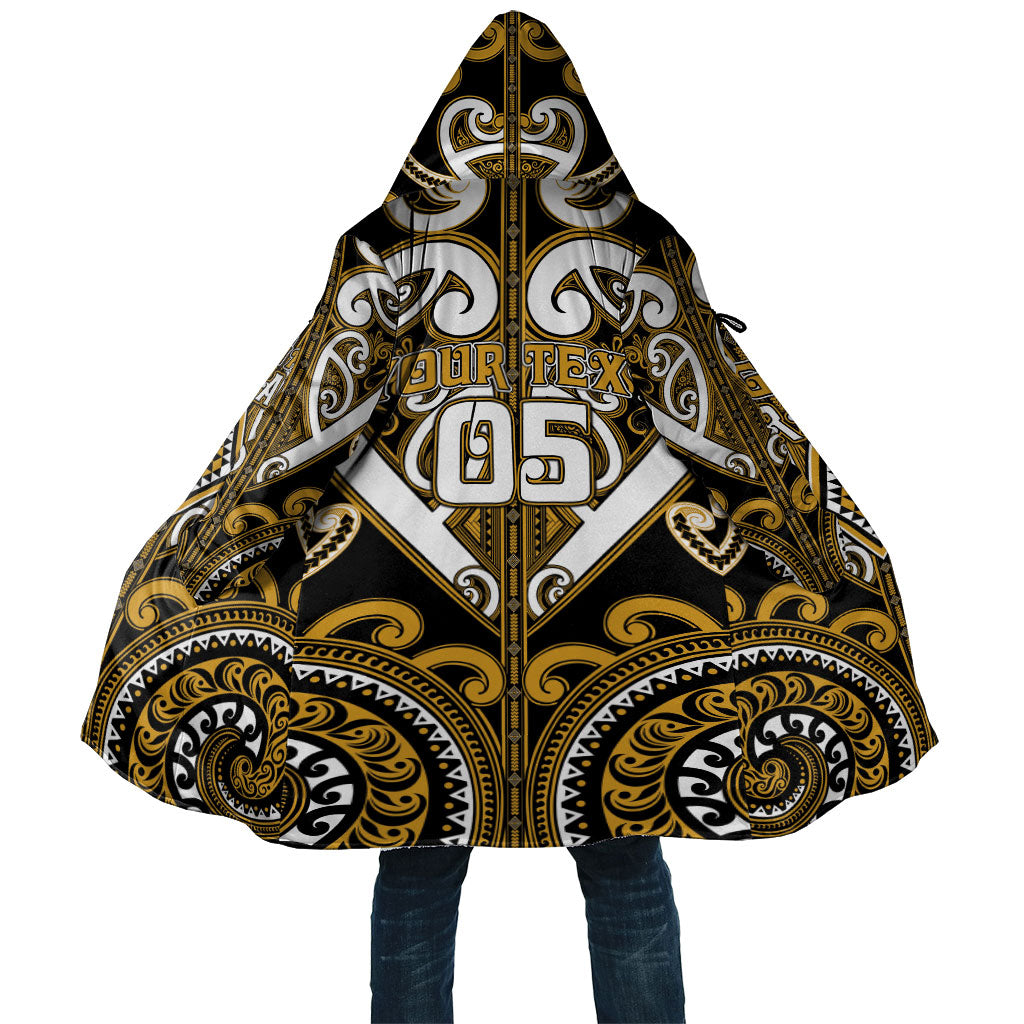 Custom Aotearoa Ngai Te Rangi Cloak Maori Tribal Pattern LT05 Unisex Gold - Polynesian Pride