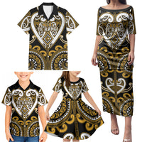 Custom Aotearoa Ngai Te Rangi Family Matching Puletasi and Hawaiian Shirt Maori Tribal Pattern LT05 - Polynesian Pride