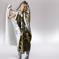 Aotearoa Ngai Te Rangi Hooded Blanket Maori Tribal Pattern LT05 - Polynesian Pride