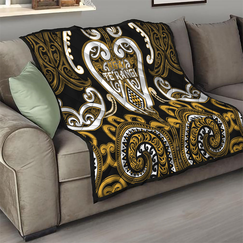 Aotearoa Ngai Te Rangi Quilt Maori Tribal Pattern LT05 - Polynesian Pride