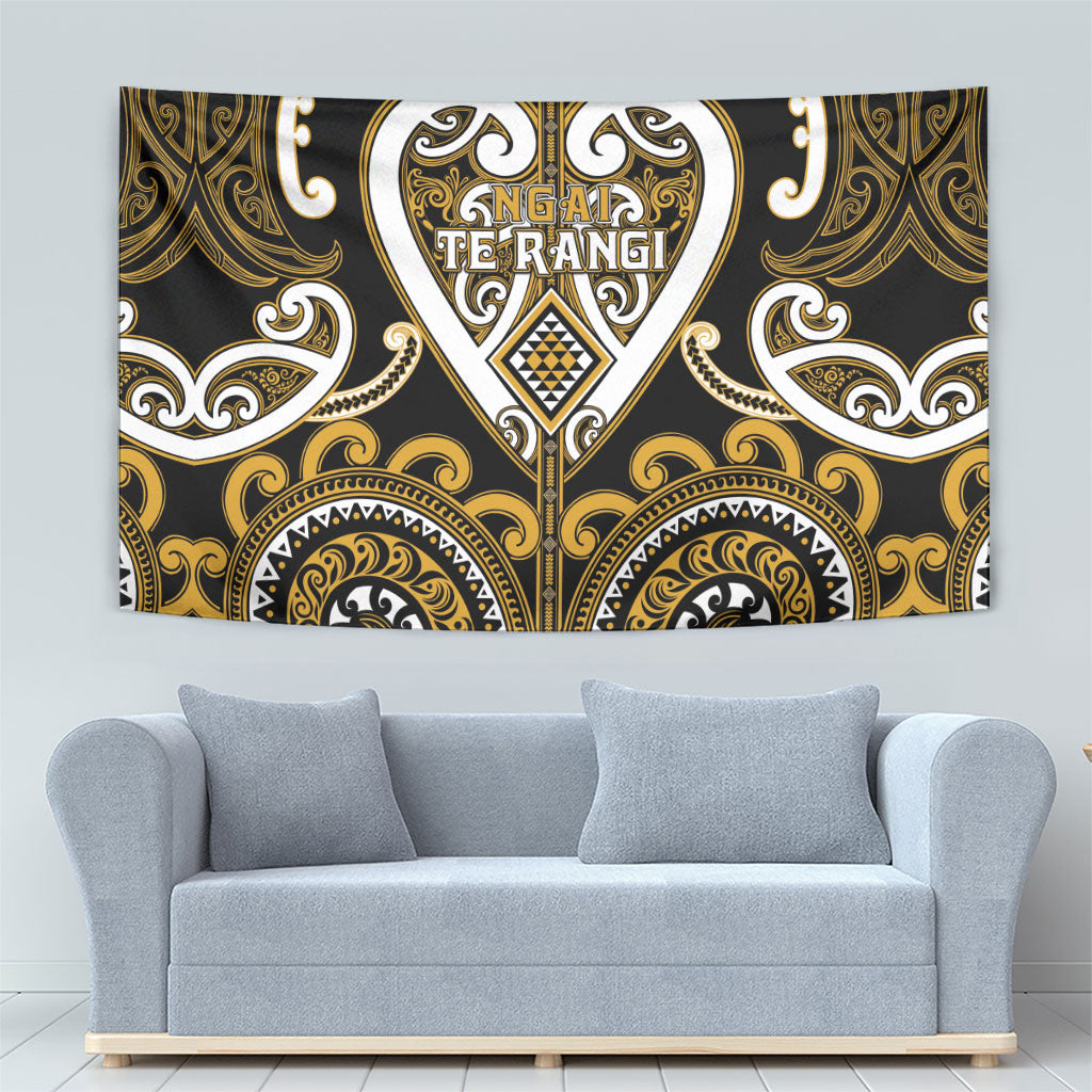 Aotearoa Ngai Te Rangi Tapestry Maori Tribal Pattern LT05 - Polynesian Pride