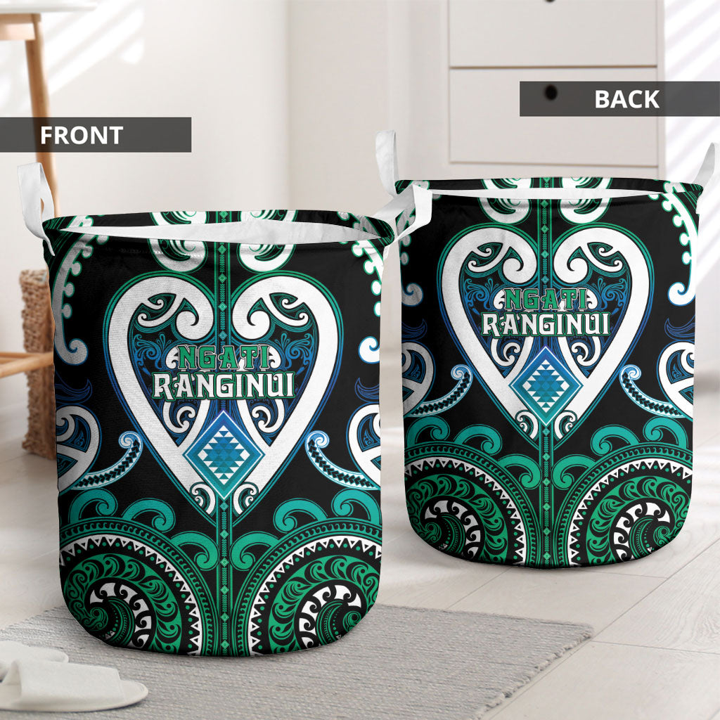 Aotearoa Ngati Ranginui Laundry Basket Maori Tribal Pattern LT05 - Polynesian Pride