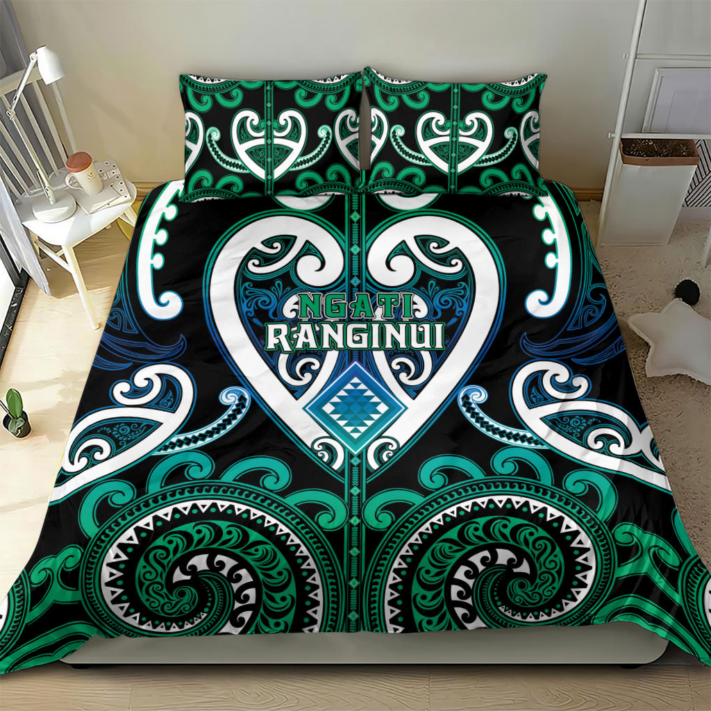 Aotearoa Ngati Ranginui Bedding Set Maori Tribal Pattern LT05 - Polynesian Pride