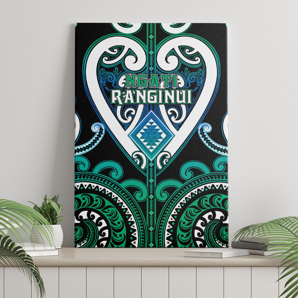Aotearoa Ngati Ranginui Canvas Wall Art Maori Tribal Pattern LT05 - Polynesian Pride