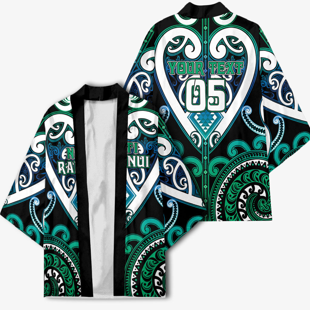 Custom Aotearoa Ngati Ranginui Kimono Maori Tribal Pattern LT05 - Polynesian Pride