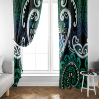 Aotearoa Ngati Ranginui Window Curtain Maori Tribal Pattern LT05 - Polynesian Pride