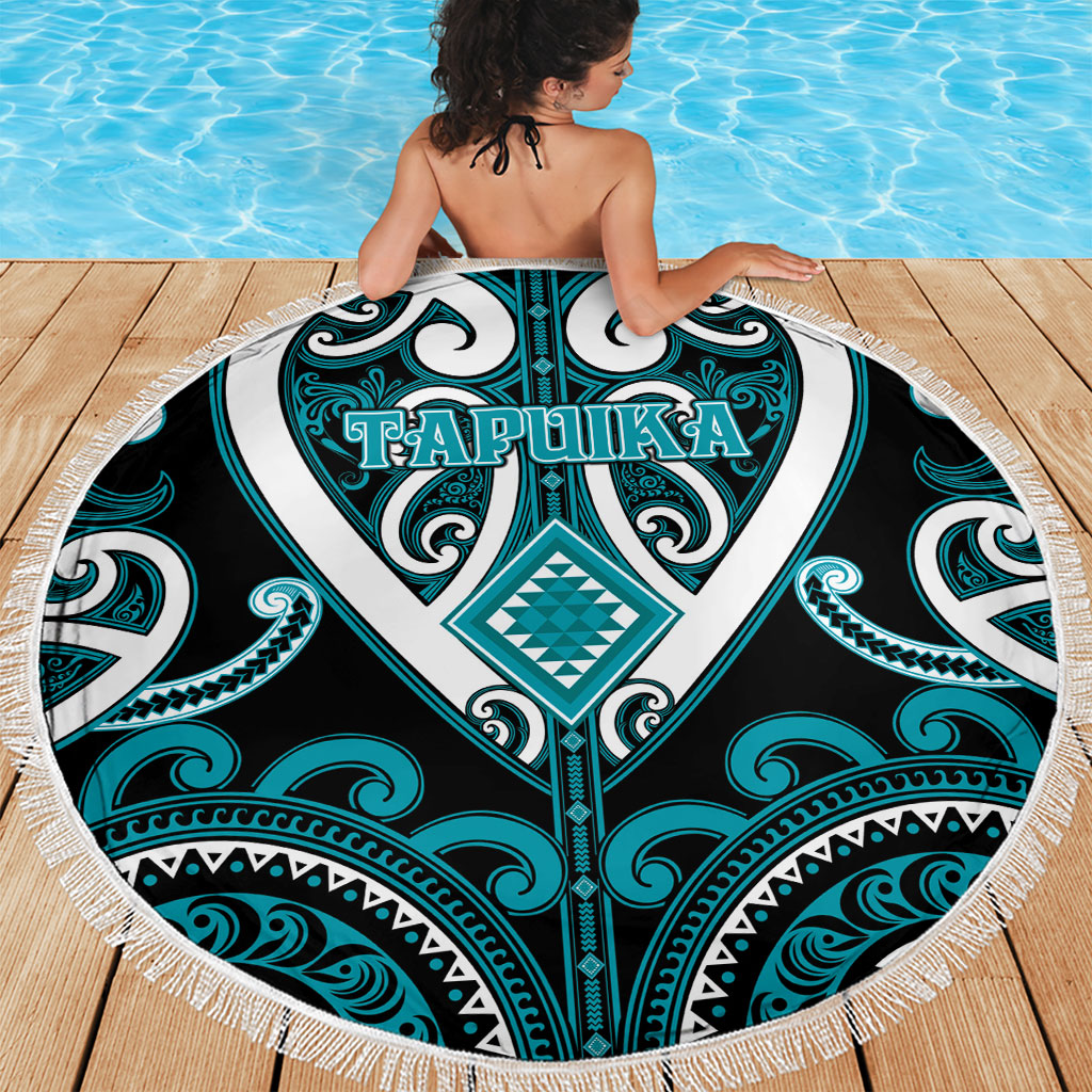 Aotearoa Tapuika Beach Blanket Maori Tribal Pattern LT05 - Polynesian Pride