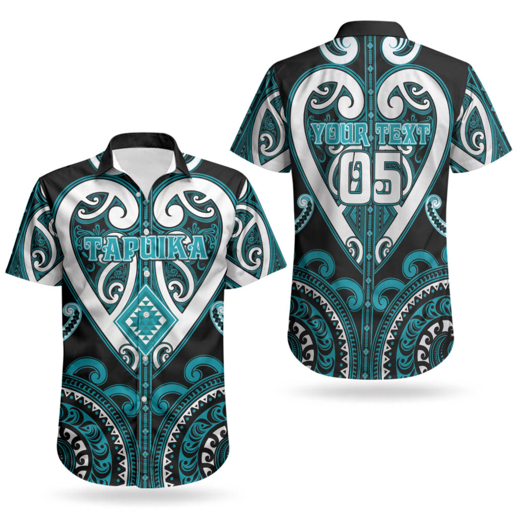 Custom Aotearoa Tapuika Couples Matching Tank Maxi Dress and Hawaiian Shirt Maori Tribal Pattern LT05 - Polynesian Pride