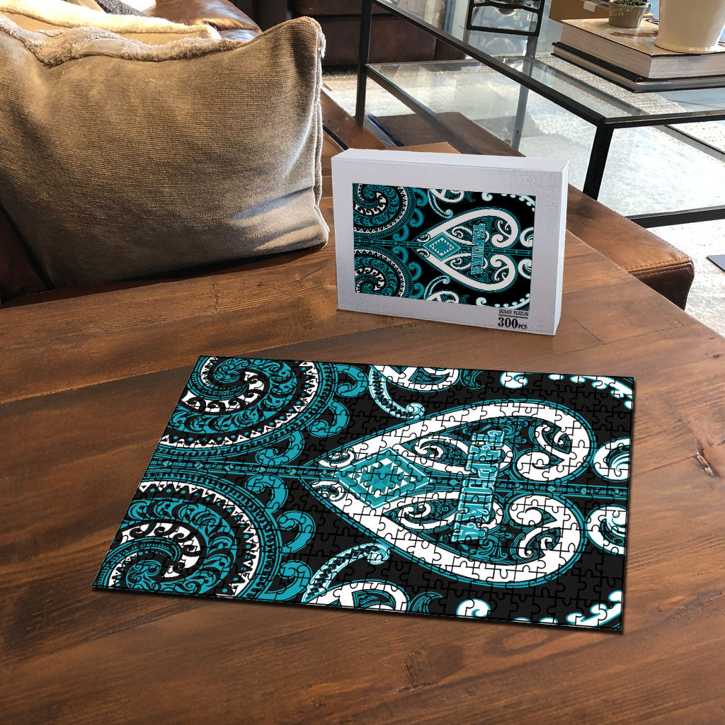 Aotearoa Tapuika Puzzle Maori Tribal Pattern LT05 - Polynesian Pride