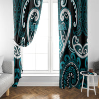 Aotearoa Tapuika Window Curtain Maori Tribal Pattern LT05 - Polynesian Pride