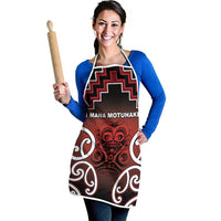 Aotearoa Mana Motuhake Apron Poutama With Maori Pattern - Polynesian Pride