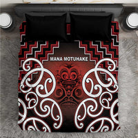 Aotearoa Mana Motuhake Bedding Set Poutama With Maori Pattern - Polynesian Pride
