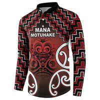 Personalised Aotearoa Mana Motuhake Button Sweatshirt Poutama With Maori Pattern - Polynesian Pride