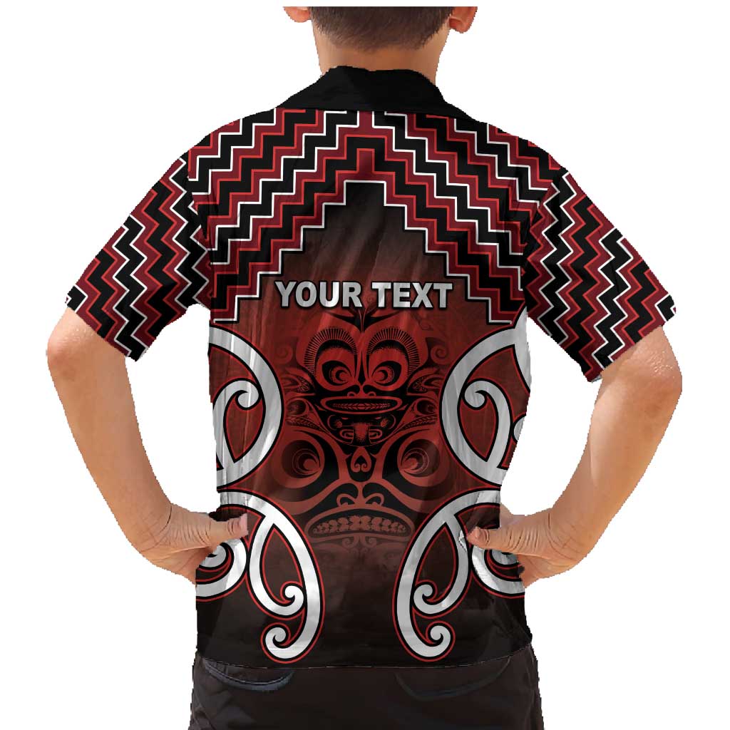 Personalised Aotearoa Mana Motuhake Family Matching Mermaid Dress and Hawaiian Shirt Poutama With Maori Pattern - Polynesian Pride
