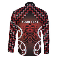 Personalised Aotearoa Mana Motuhake Family Matching Off The Shoulder Long Sleeve Dress and Hawaiian Shirt Poutama With Maori Pattern - Polynesian Pride