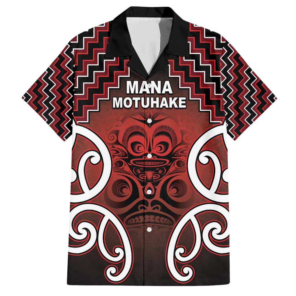 Personalised Aotearoa Mana Motuhake Family Matching Short Sleeve Bodycon Dress and Hawaiian Shirt Poutama With Maori Pattern - Polynesian Pride
