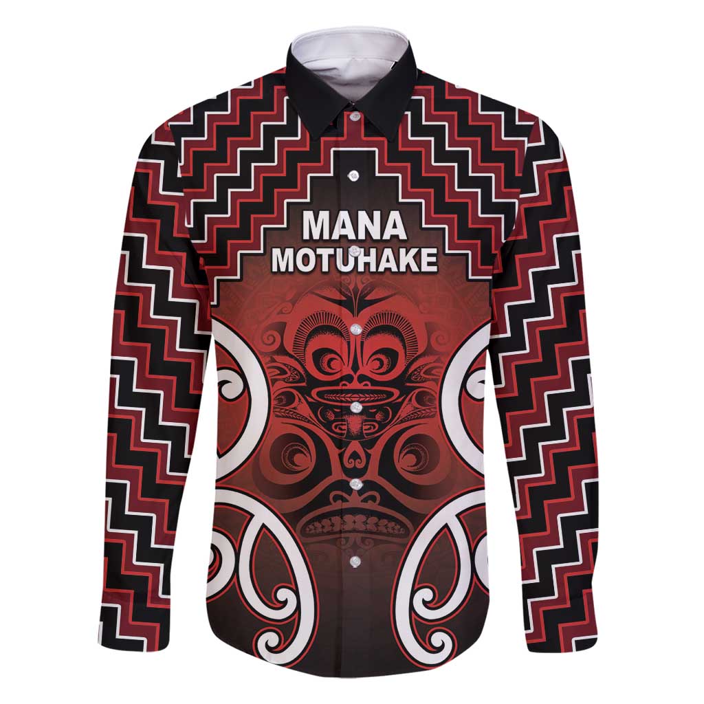 Personalised Aotearoa Mana Motuhake Family Matching Tank Maxi Dress and Hawaiian Shirt Poutama With Maori Pattern - Polynesian Pride