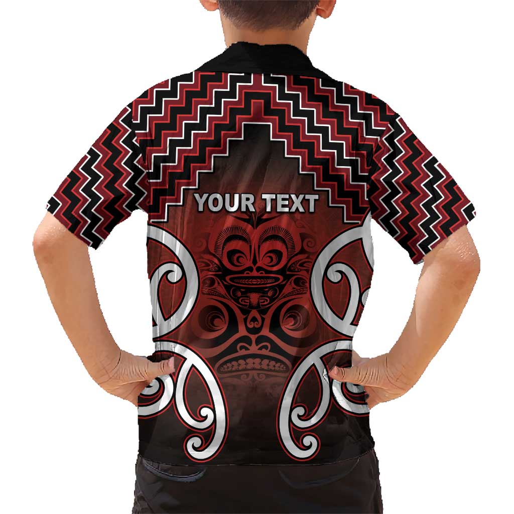 Personalised Aotearoa Mana Motuhake Hawaiian Shirt Poutama With Maori Pattern - Polynesian Pride