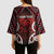 Personalised Aotearoa Mana Motuhake Kimono Sleeve Blouse Poutama With Maori Pattern - Polynesian Pride