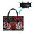 Aotearoa Mana Motuhake Leather Bag Poutama With Maori Pattern - Polynesian Pride