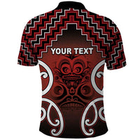Personalised Aotearoa Mana Motuhake Polo Shirt Poutama With Maori Pattern - Polynesian Pride