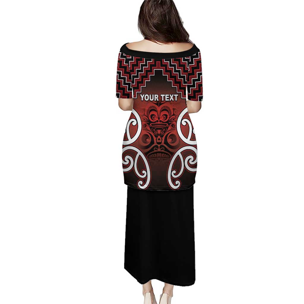 Personalised Aotearoa Mana Motuhake Puletasi Poutama With Maori Pattern - Polynesian Pride