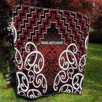 Aotearoa Mana Motuhake Quilt Poutama With Maori Pattern - Polynesian Pride