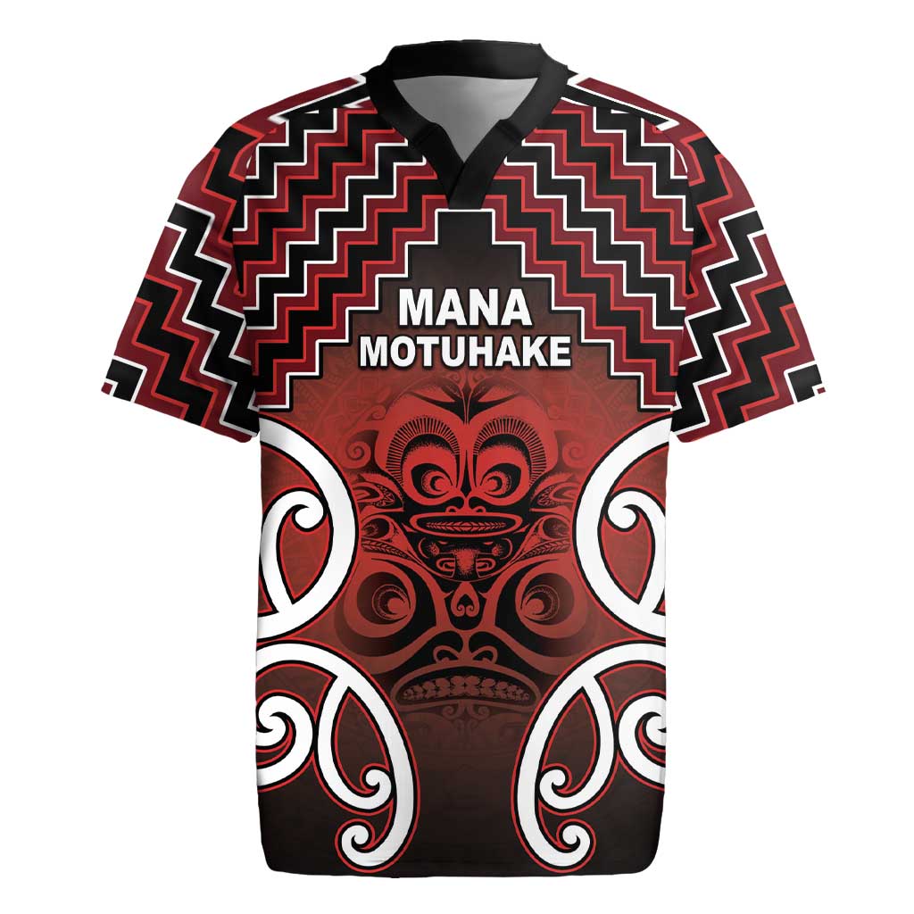 Personalised Aotearoa Mana Motuhake Rugby Jersey Poutama With Maori Pattern - Polynesian Pride