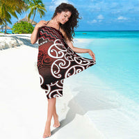 Aotearoa Mana Motuhake Sarong Poutama With Maori Pattern - Polynesian Pride