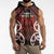 Personalised Aotearoa Mana Motuhake Sleeveless Zip Hoodie Poutama With Maori Pattern - Polynesian Pride