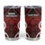 Personalised Aotearoa Mana Motuhake Tumbler Cup Poutama With Maori Pattern - Polynesian Pride