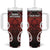 Personalised Aotearoa Mana Motuhake Tumbler With Handle Poutama With Maori Pattern - Polynesian Pride