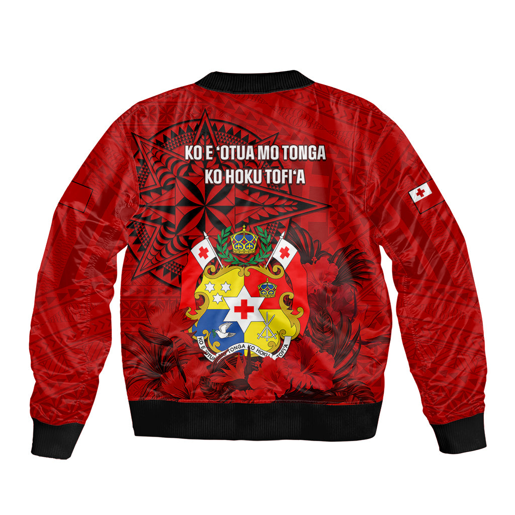 tonga-king-tupou-i-day-bomber-jacket-tropical-flowers-with-ngatu-pattern