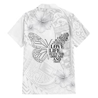 Lung Cancer Awareness Family Matching Tank Maxi Dress and Hawaiian Shirt Never Give Up Polynesian Style LT05 - Polynesian Pride