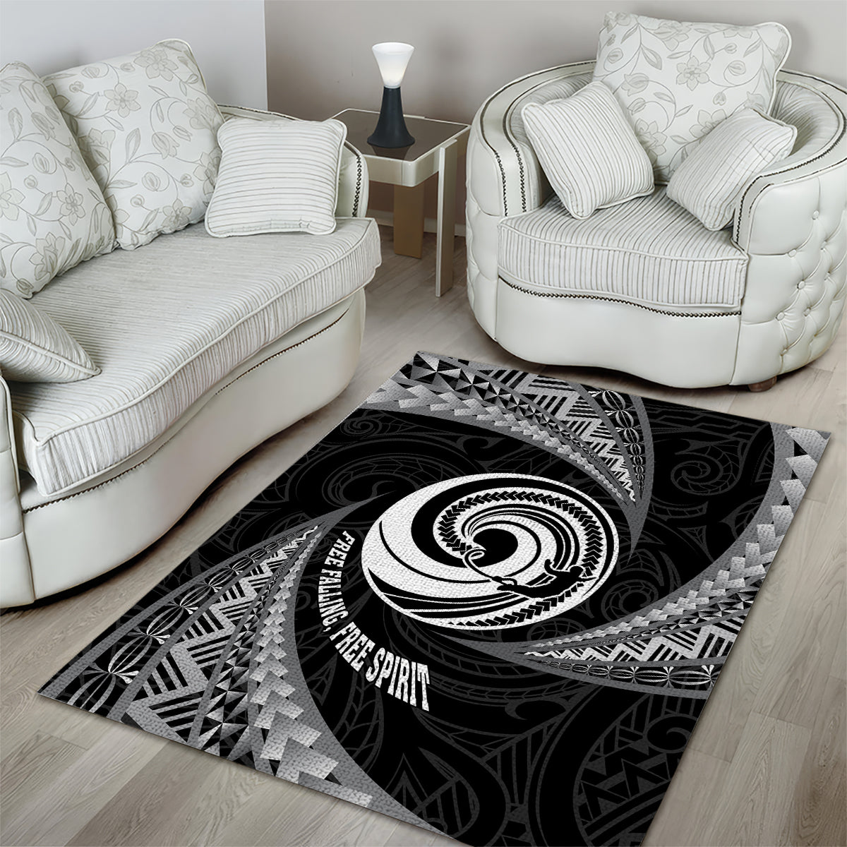 New Zealand Bungy Jumping Area Rug Maori Pattern LT05 - Polynesian Pride