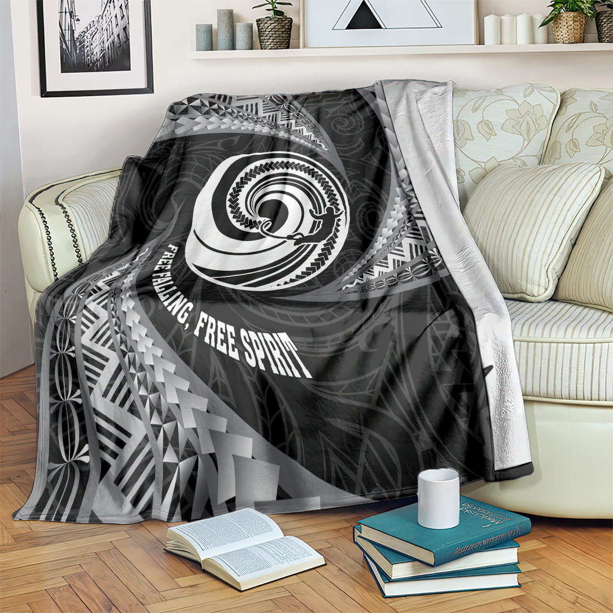 New Zealand Bungy Jumping Blanket Maori Pattern LT05 - Polynesian Pride