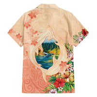 Hawaii Kauai Na Pali Coast Landscape Family Matching Tank Maxi Dress and Hawaiian Shirt