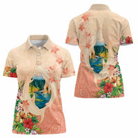 Hawaii Kauai Na Pali Coast Landscape Women Polo Shirt