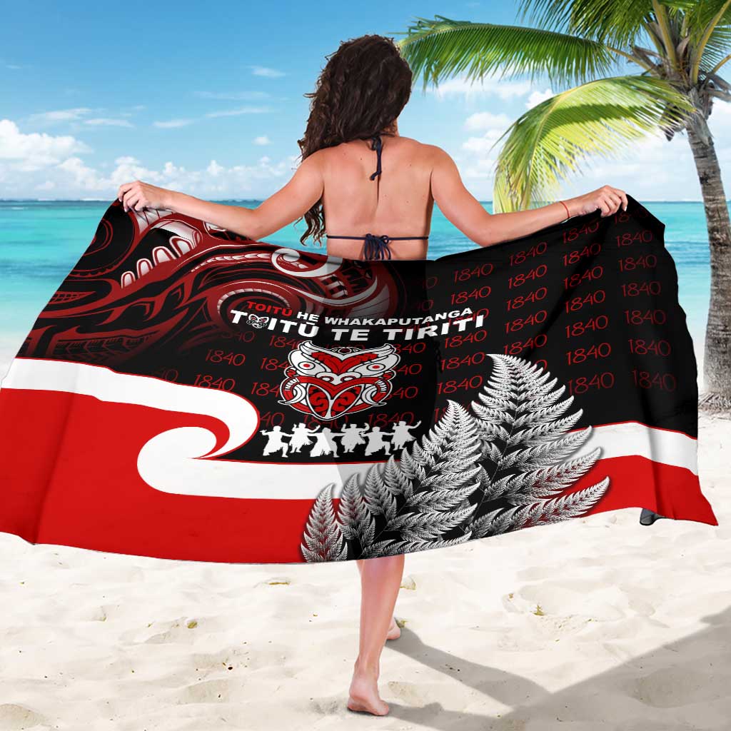 Aotearoa Toitu He Whakaputanga Sarong Toitu Te Tiriti O Waitangi