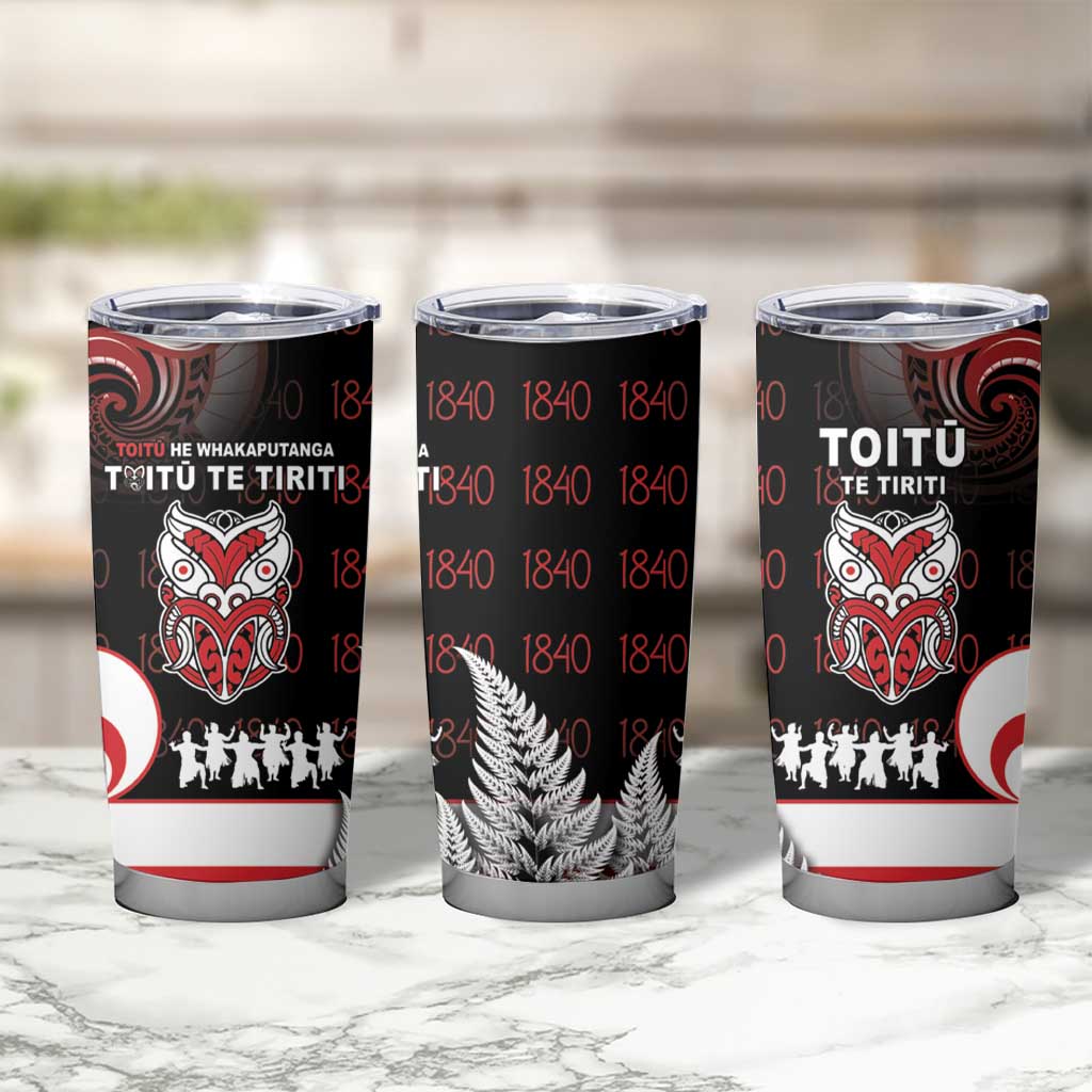 Aotearoa Toitu He Whakaputanga Tumbler Cup Toitu Te Tiriti O Waitangi
