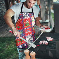 Wallis And Futuna Christmas Apron Festive Beach Vibes - Polynesian Pride