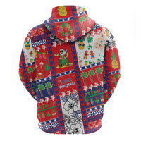 Wallis And Futuna Christmas Hoodie Festive Beach Vibes - Polynesian Pride