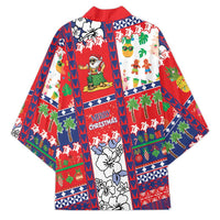 Wallis And Futuna Christmas Kimono Festive Beach Vibes - Polynesian Pride