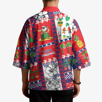 Wallis And Futuna Christmas Kimono Festive Beach Vibes - Polynesian Pride