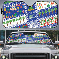 Northern Mariana Islands Christmas Auto Sun Shade Festive Beach Vibes - Polynesian Pride