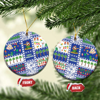 Northern Mariana Islands Christmas Ceramic Ornament Festive Beach Vibes - Polynesian Pride